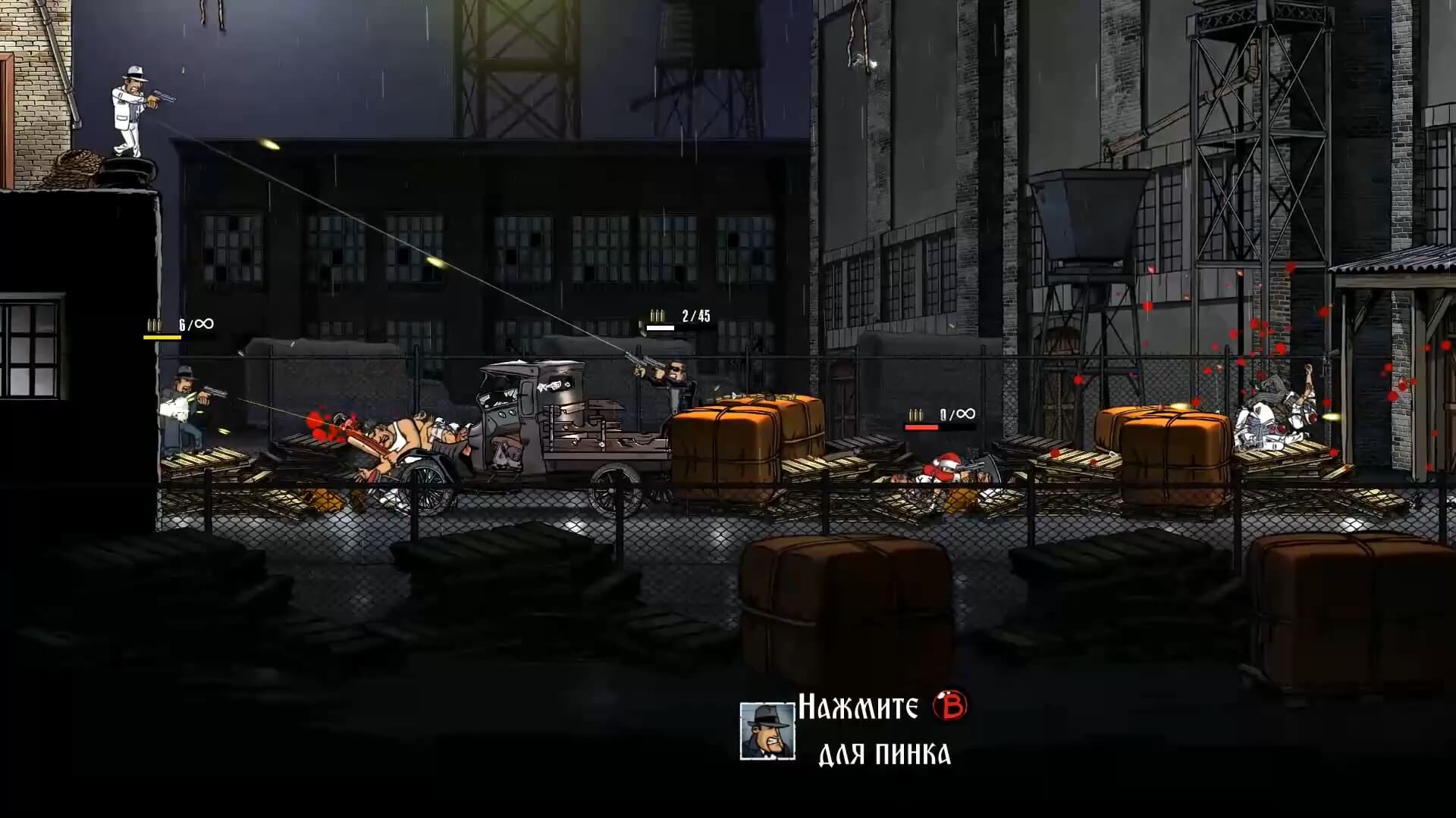 Guns, Gore & Cannoli 2 - геймплей игры Windows